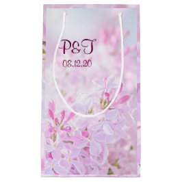 Bolsa De Regalo Pequeña Flores lilacas rosas