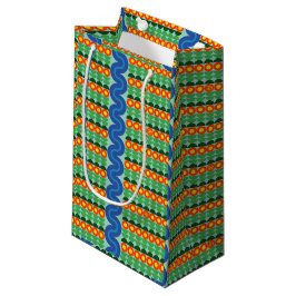 Bolsa De Regalo Pequeña Flores naranjas -