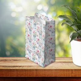 Bolsa De Regalo Pequeña Flores silvestres en Mason Jars
