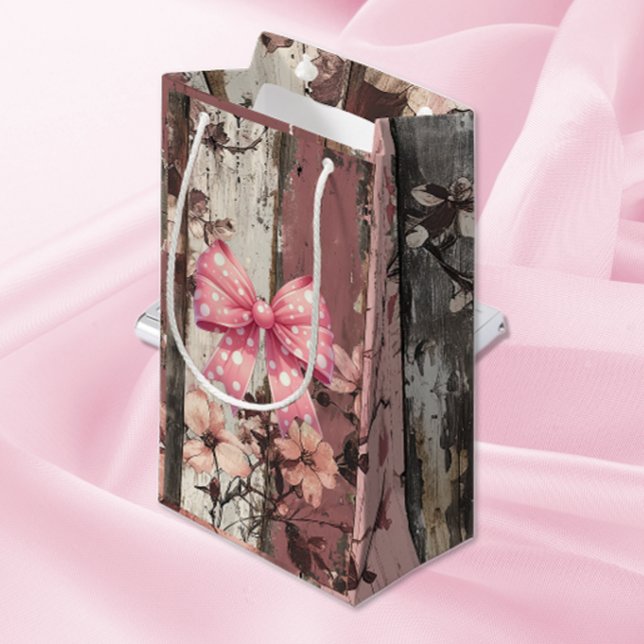 Bolsa De Regalo Pequeña Flores y vacas (Subido por el creador)