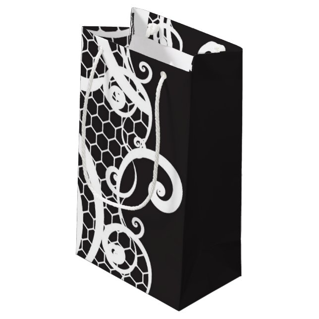 Bolsa De Regalo Pequeña Fondo 1 del cordón (Angulo reverso)