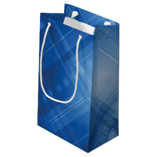 Bolsa De Regalo Pequeña Fondo de alta tecnología azul marino