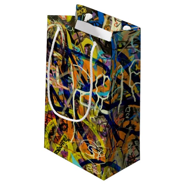 Bolsa De Regalo Pequeña Fondo de la pintada (Angulo reverso)