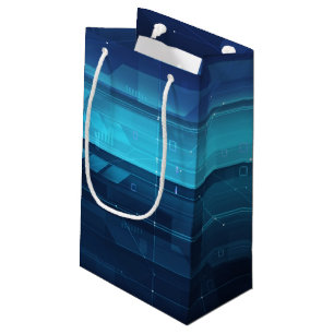 Bolsa De Regalo Pequeña Fondo digital de alta tecnología