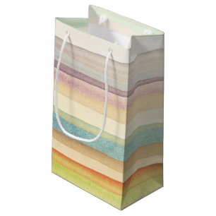 Bolsa De Regalo Pequeña Fondo diseñado del arte. Acuarela usada