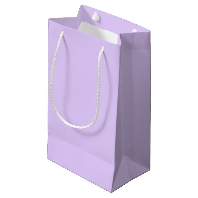 Bolsa De Regalo Pequeña Fondo Lilac plano (Angulo Anverso)