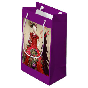 Bolsa De Regalo Pequeña Forma de vestir afrocéntrica Mannequina Árbol de