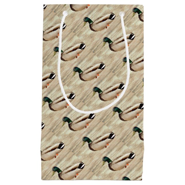 Bolsa De Regalo Pequeña Foto de Mallard Duck (Anverso)