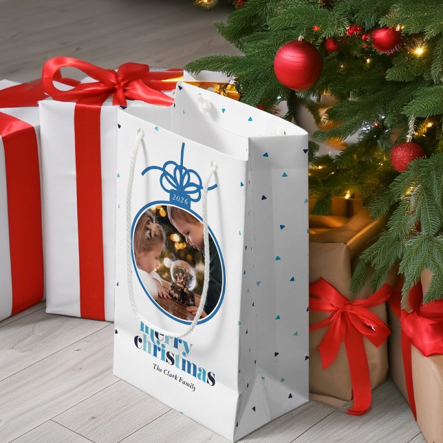 Bolsa De Regalo Pequeña Foto de ornamento de las letras azules (Subido por el creador)