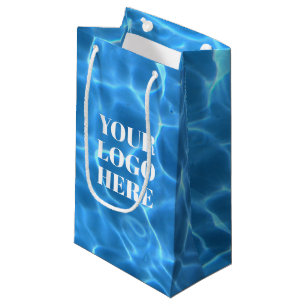 Bolsa De Regalo Pequeña Foto de Piscina de Color Azul Acuático para tu Log