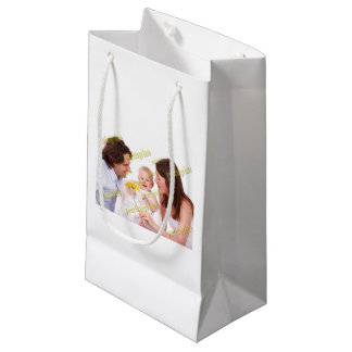 Bolsa De Regalo Pequeña Foto FAMILIAR ✨ Personalizado encantador
