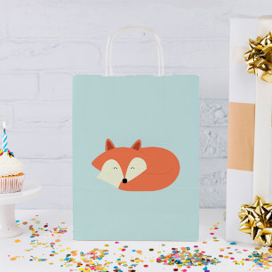 Bolsa De Regalo Pequeña Fox rojo soñoliento