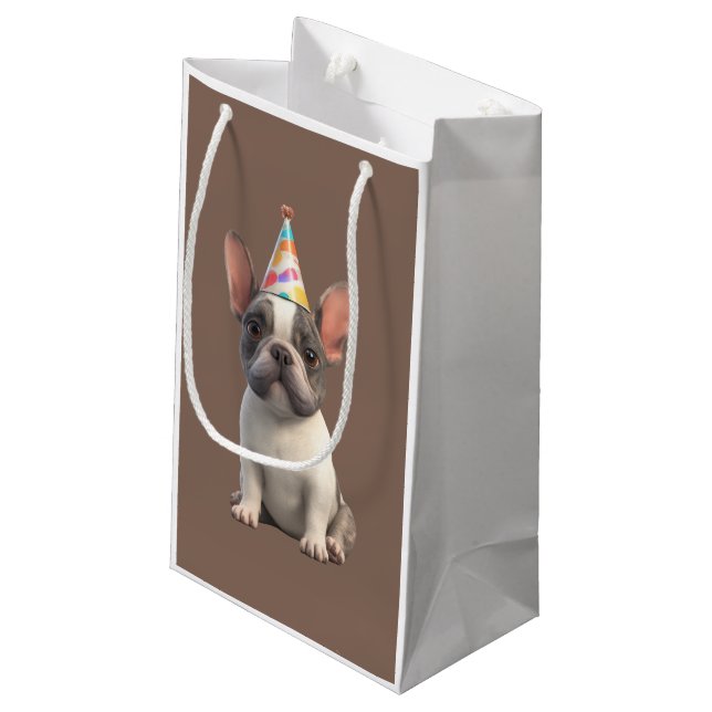 Bolsa De Regalo Pequeña French Bulldog Napkins (Angulo reverso)