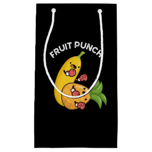 Bolsa De Regalo Pequeña Fruit Punch Funny Bebe Pun Dark BG