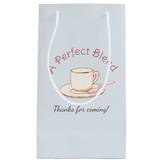 Bolsa De Regalo Pequeña Funda elegante para taza de café crema para Brunch