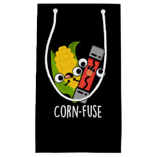 Bolsa De Regalo Pequeña Funny Funny Fusible Pun Dark BG