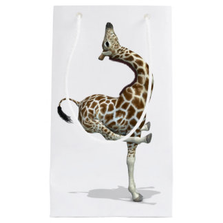 Bolsa De Regalo Pequeña Funny Sporty Giraffe