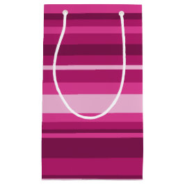 Bolsa De Regalo Pequeña Fuschia stripes