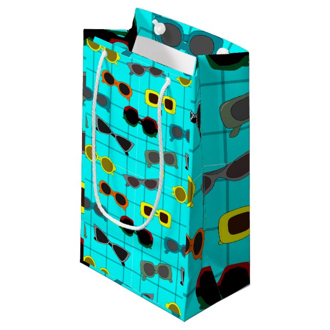 Bolsa De Regalo Pequeña Gafas de sol modernas de mediados de siglo (Angulo Anverso)