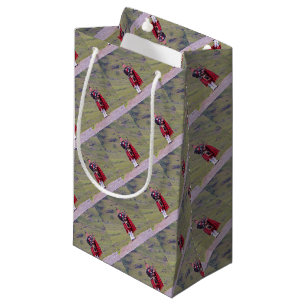 Bolsa De Regalo Pequeña Gaitero escocés solitario, montañas, Escocia