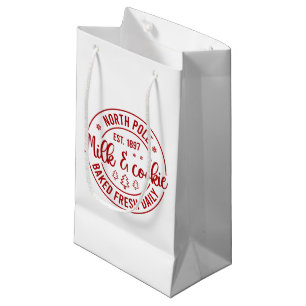 Bolsa De Regalo Pequeña Galleta de Leche del Polo Norte