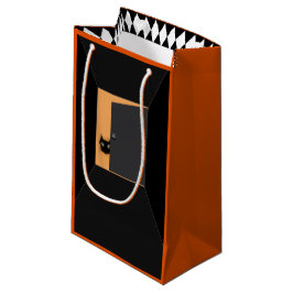 Bolsa De Regalo Pequeña Gato negro único de Halloween
