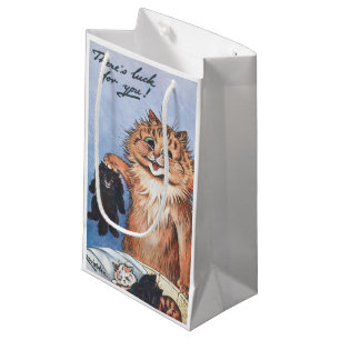 Bolsa De Regalo Pequeña Gato y gatitos, Louis Wain