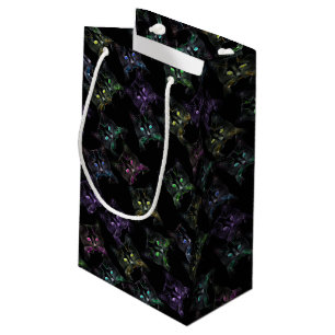 Bolsa De Regalo Pequeña ¡Gatos frescos en negro! Gatos enrrollados