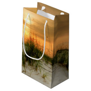 Bolsa De Regalo Pequeña Gaviotas en la salida del sol
