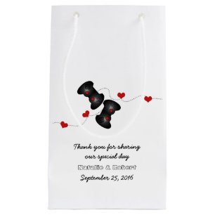 Bolsa De Regalo Pequeña Geeky Gamers Boda Gift Bag Oscuro