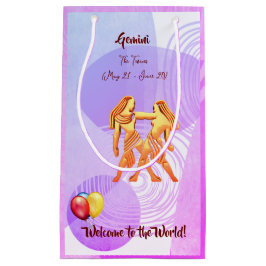 Bolsa De Regalo Pequeña Gemini Baby (Mayo 21 - Junio 20) Los Gemelos