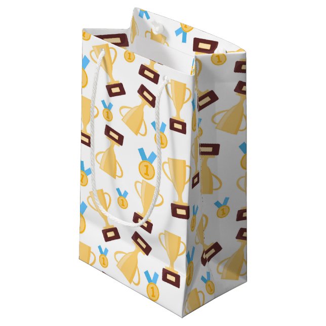 Bolsa De Regalo Pequeña genial trofeo ganador  (Angulo Anverso)
