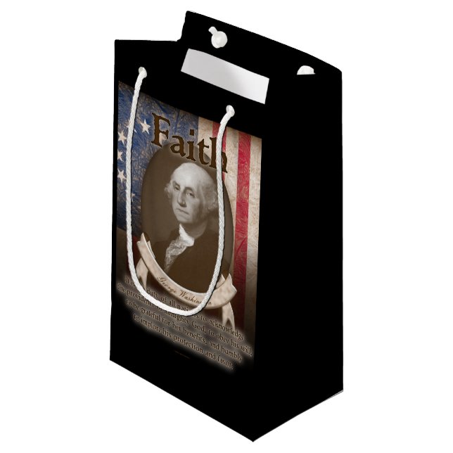 Bolsa De Regalo Pequeña George Washington - fe (Angulo Anverso)