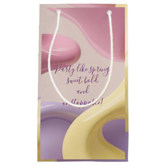 Bolsa De Regalo Pequeña Gift bag in stylish abstract graphic