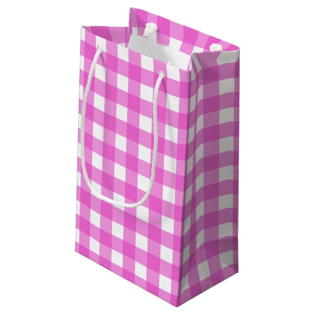 Bolsa De Regalo Pequeña Gigante rosa (Angulo reverso)