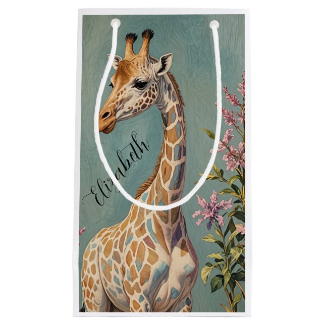 Bolsa De Regalo Pequeña Gigante suave personalizado (Anverso)