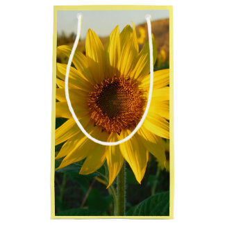 Bolsa De Regalo Pequeña Girasol dorado