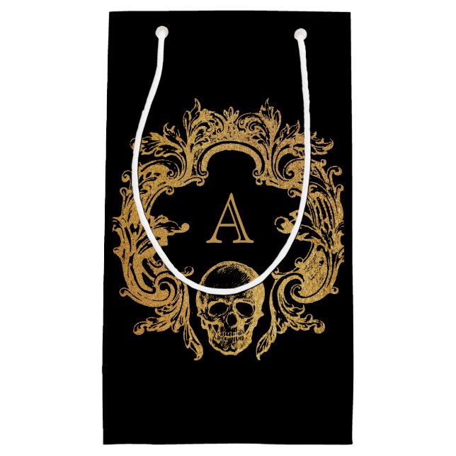 Bolsa De Regalo Pequeña Glam Halloween gótico | (Anverso)