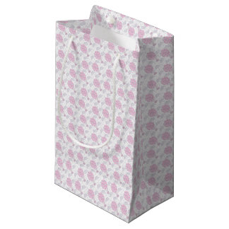 Bolsa De Regalo Pequeña Globos aerostáticos en arte de guardería rosa