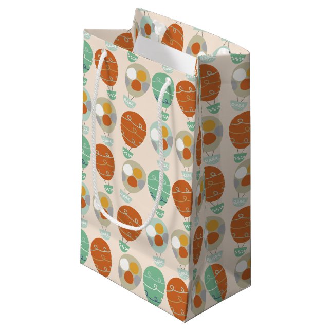 Bolsa De Regalo Pequeña Globos caprichosos de aire caliente (Angulo Anverso)