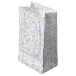 Bolsa De Regalo Pequeña Globos - Contorno de verano sobre fondo blanco