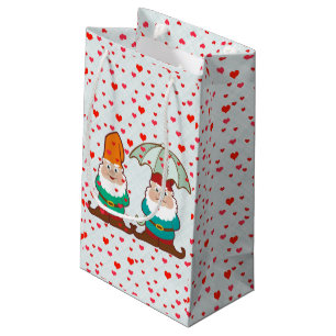 Bolsa De Regalo Pequeña Gnomos felices y gruñones
