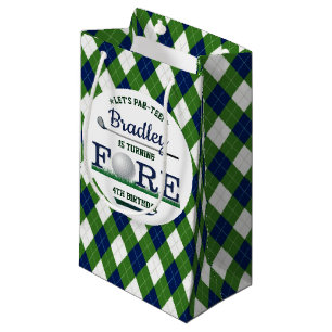 Bolsa De Regalo Pequeña Golf PAR-TEE 4º cumpleaños