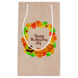 Bolsa De Regalo Pequeña Gorra de la guirnalda verde de oro del juego de ac