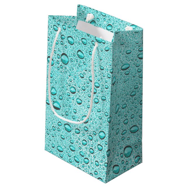 Bolsa De Regalo Pequeña Gotas acuáticas (Angulo reverso)