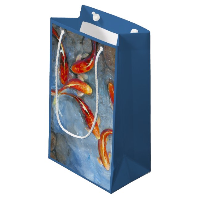Bolsa De Regalo Pequeña Graceful Koi II (Angulo Anverso)