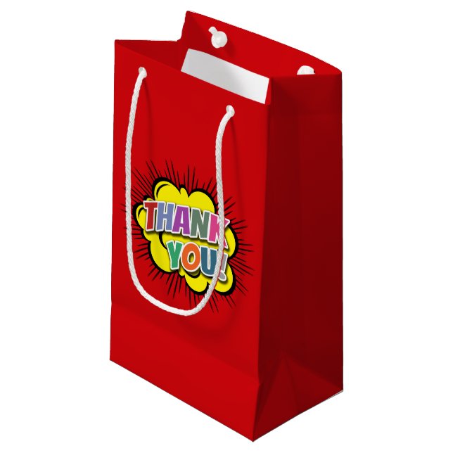 Bolsa De Regalo Pequeña Gracias (Angulo Anverso)