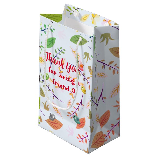 Bolsa De Regalo Pequeña Gracias (Angulo Anverso)