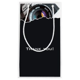 Bolsa De Regalo Pequeña Gracias a los fotógrafos en blanco y negro