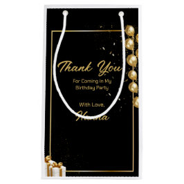 Bolsa De Regalo Pequeña Gracias por venir al Fiesta